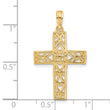 14KY Fancy Cross Charm