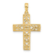 14KY Fancy Cross Charm