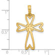 14KY Fancy Cross Charm