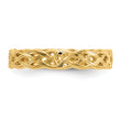 14k Polished Celtic Knot Band