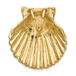 14K Fits Up To 8mm and 10mm Medium Scallop Shell Slide
