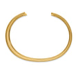 14K 37mm Polished Cuff Bangle - Birthstone Company