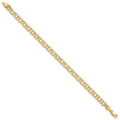 14k Double Link Charm Bracelet