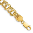 14k Double Link Charm Bracelet