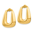 14k Polished Hoop Earring Jackets - Birthstone Company