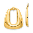14k Polished Hoop Earring Jackets