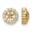 14k 1/4 carat Lab Grown Diamond VS/SI+ G+ for 4.25 mm Earring Jacket - Birthstone Company