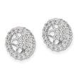 14K White Gold Lab Grown Diamond VS/SI FGH Earring Jackets - Sophia Jewelers
