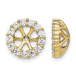 14k 1 carat Lab Grown Diamond VS/SI+ G+ for 6.5 mm Earring Jacket - Birthstone Company