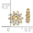 10k AA Diamond Earring Jacket