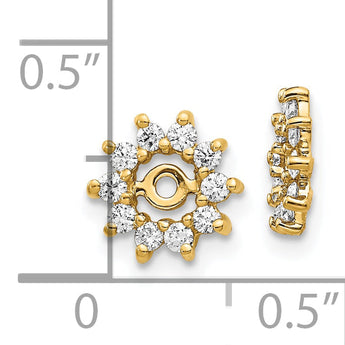 10k AA Diamond Earring Jacket