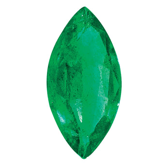 3x1.5mm Marquise Faceted Natural Emerald - A Quality