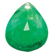 7x5mm Pear Faceted Natural Emerald - AA Quality