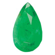 7x5mm Pear Faceted Natural Emerald - AA Quality