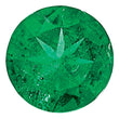 1.25mm Round Diamond-cut Natural Emerald - AAA Quality - Birthstone Company