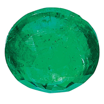 2mm Round Faceted Natural Emerald - A Quality