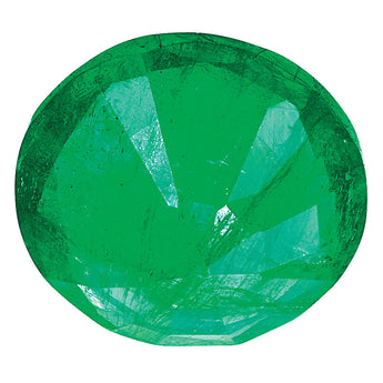 3mm Round Faceted Natural Emerald - AA Quality