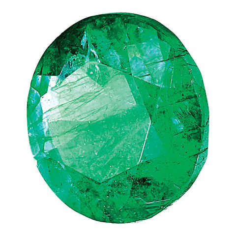 1.25mm Round Faceted Natural Emerald - AA Quality