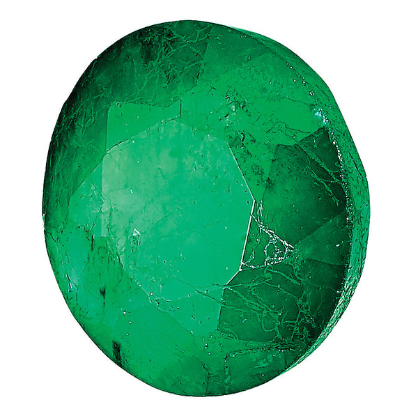 2mm Round Faceted Natural Emerald - C Quality