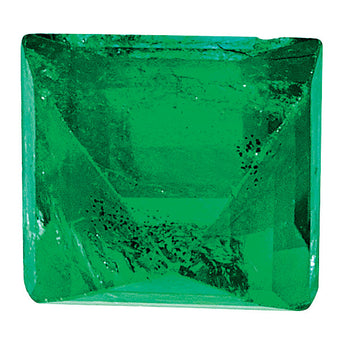 2.75mm Square Step-cut Natural Emerald - AA Quality