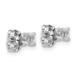 Platinum 1/3 ct Certified Lab-Created Diamond VS+ F+, 4-Prong Stud Earrings - Birthstone Company
