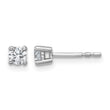 Platinum 1/3 ct Certified Lab-Created Diamond VS+ F+, 4-Prong Stud Earrings - Birthstone Company