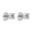Platinum 1/2 ct Certified Lab-Created Diamond VS+ F+, 4-Prong Stud Earrings - Birthstone Company