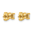 14k 3/4 carat Certified Lab Grown Diamond VS/SI+ G+ Round Complete Four Prong Heavyweight Stud Earrings - Birthstone Company