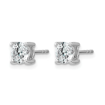 Lab-Grown Diamond Stud Earrings in 14K White Gold (1 ct. tw.) - Birthstone Company