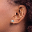 Lab-Grown Diamond Stud Earrings in 14K White Gold (1 ct. tw.) - Birthstone Company