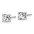 Platinum 1 1/2 ct Certified Lab-Created Diamond VS+ F+, 4-Prong Stud Earrings - Birthstone Company