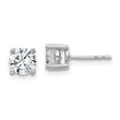 Platinum 1 1/2 ct Lab-Created Diamond VS+ F+, 4-Prong Stud Earrings