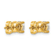 14K Yellow Gold 1 3/4 ct Lab-Created Diamond VS+ F+, 4-Prong Stud Earrings - Birthstone Company