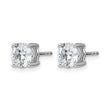 Lab-Grown Diamond Stud Earrings in 14K White Gold (2 ct. tw.) - Birthstone Company