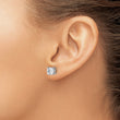 Lab-Grown Diamond Stud Earrings in 14K White Gold (2 ct. tw.) - Birthstone Company
