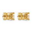 14K Yellow Gold 2 1/2 ct Lab-Created Diamond VS/SI+ G+, 4-Prong Stud Earrings - Birthstone Company