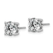 Platinum 3 ct Lab-Created Diamond VS+ F+, 4-Prong Stud Earrings - Birthstone Company