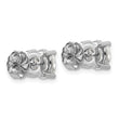 Platinum 3 ct Certified Lab-Created Diamond VS+ F+, 4-Prong Stud Earrings - Birthstone Company