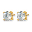 14K Yellow Gold 3 ct Lab-Created Diamond VS/SI+ G+, 4-Prong Stud Earrings - Birthstone Company