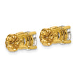 14K Yellow Gold 3 ct Lab-Created Diamond VS/SI+ G+, 4-Prong Stud Earrings - Birthstone Company