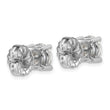 Platinum 4 ct Lab-Created Diamond VS+ F+, 4-Prong Stud Earrings - Birthstone Company