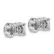 Platinum 5 ct Certified Lab-Created Diamond VS+ F+, 4-Prong Stud Earrings - Birthstone Company
