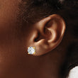 14K Yellow Gold 5 ct Certified Lab-Created Diamond VS/SI+ G+, 4-Prong Stud Earrings - Birthstone Company
