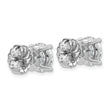 Platinum 6 carat Lab Grown Diamond VS+ F+ Round Complete Four Prong Stud Earrings - Birthstone Company