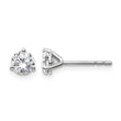 Platinum 3/4 ct Lab-Created Diamond VS+ F+, 3-Prong Stud Earrings - Birthstone Company