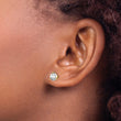 14K Yellow Gold 1 ct Certified Lab-Created Diamond VS/SI+ G+, 3-Prong Stud Earrings - Birthstone Company