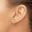 14k Yellow Gold 1 1/4 ctw Lab Grown Diamond VS+ F+ Round 3 Prong Heavy Wt. Stud Earrings - Birthstone Company