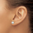 14K Yellow Gold 2 1/2 ct Certified Lab-Created Diamond VS/SI+ G+, 3-Prong Stud Earrings - Birthstone Company