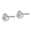 Platinum 6 ct Certified Lab-Created Diamond VS+ F+, 3-Prong Screw-Back Stud Earrings - Birthstone Company