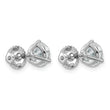 Platinum 6 ct Certified Lab-Created Diamond VS+ F+, 3-Prong Screw-Back Stud Earrings - Birthstone Company